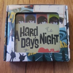 NWOT The Beatles Glass Coaster Set of 4